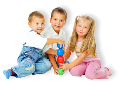 children playing with balls